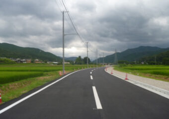 市道朝倉高柳線 道路改良工事