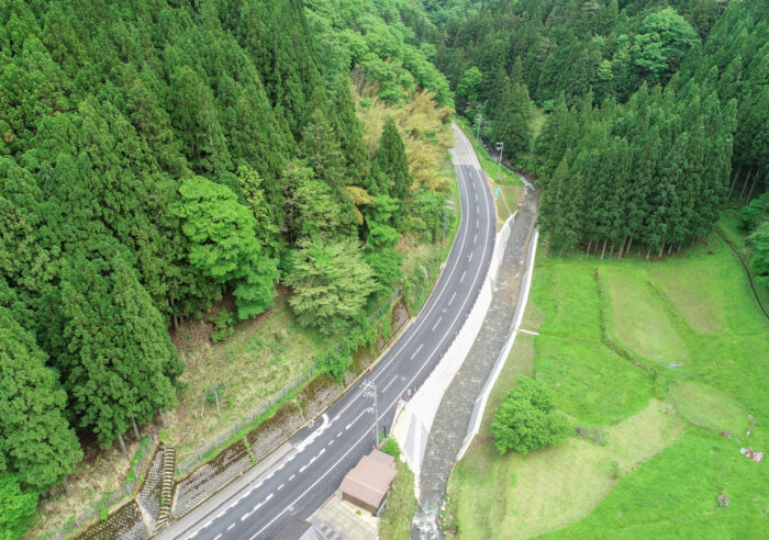 (一)福岡出合線 道路改良工事その６ 工事後